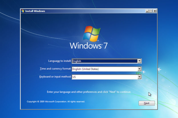 Установка Windows 7 c флешки