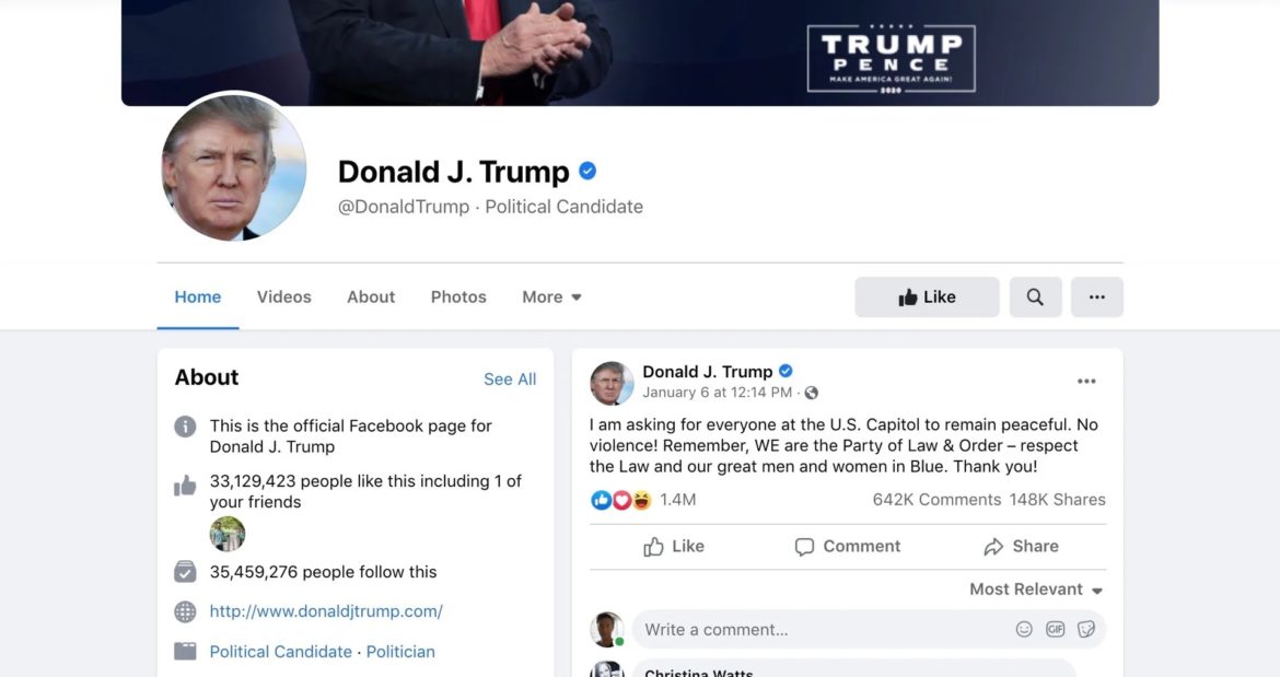 Трамп в Facebook