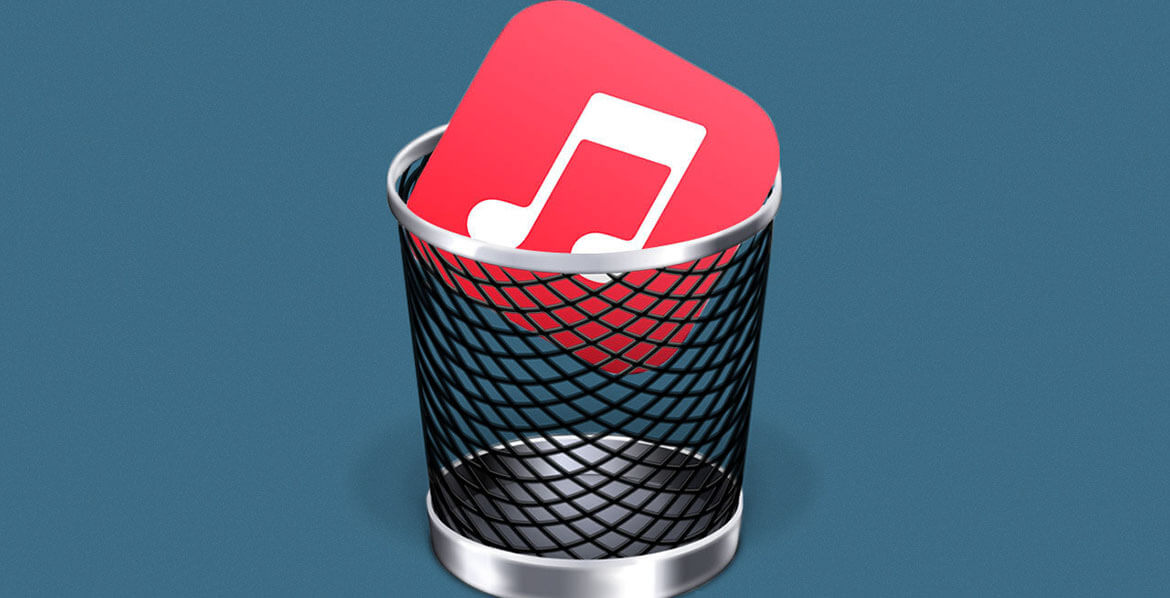 Apple Music in trashbox