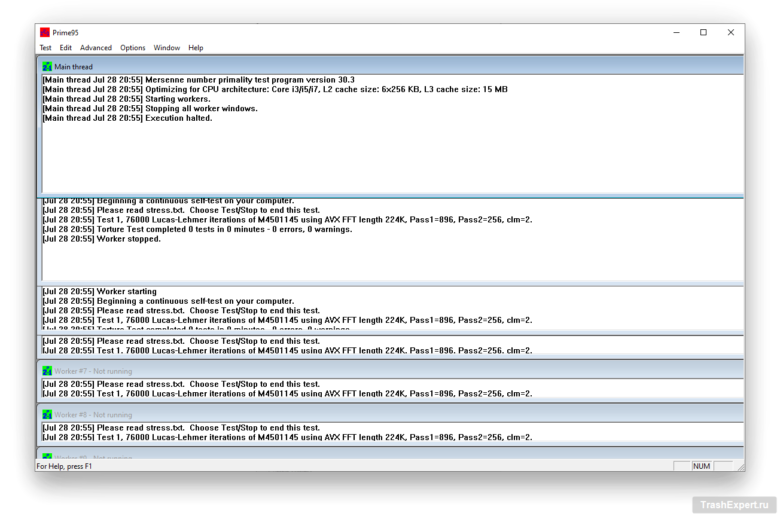 Prime95 как тестировать процессор