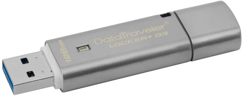 Kingston DataTraveler Locker+ G3 128GB USB 3.0 Flash Drive