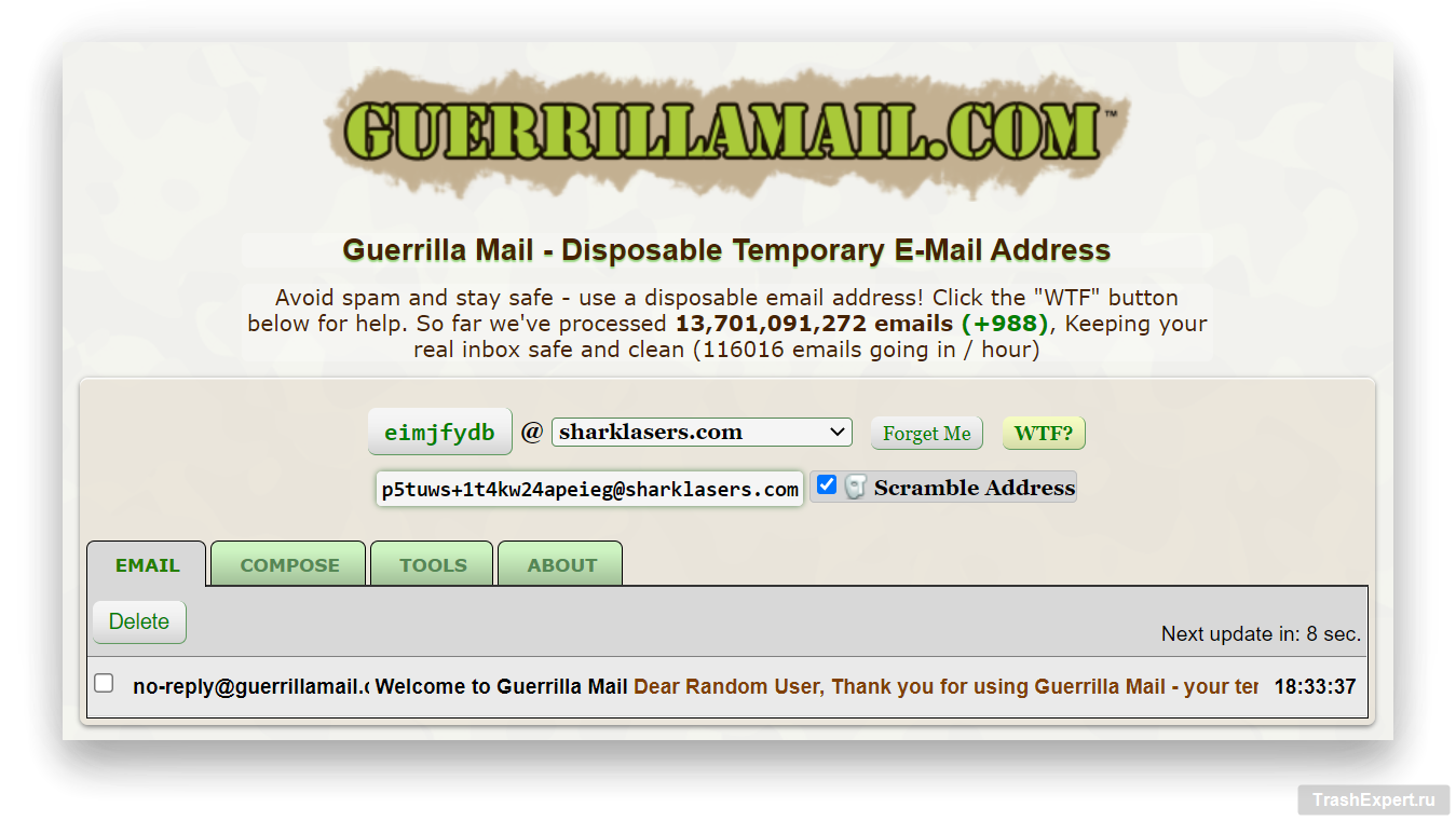 Guerrilla Mail