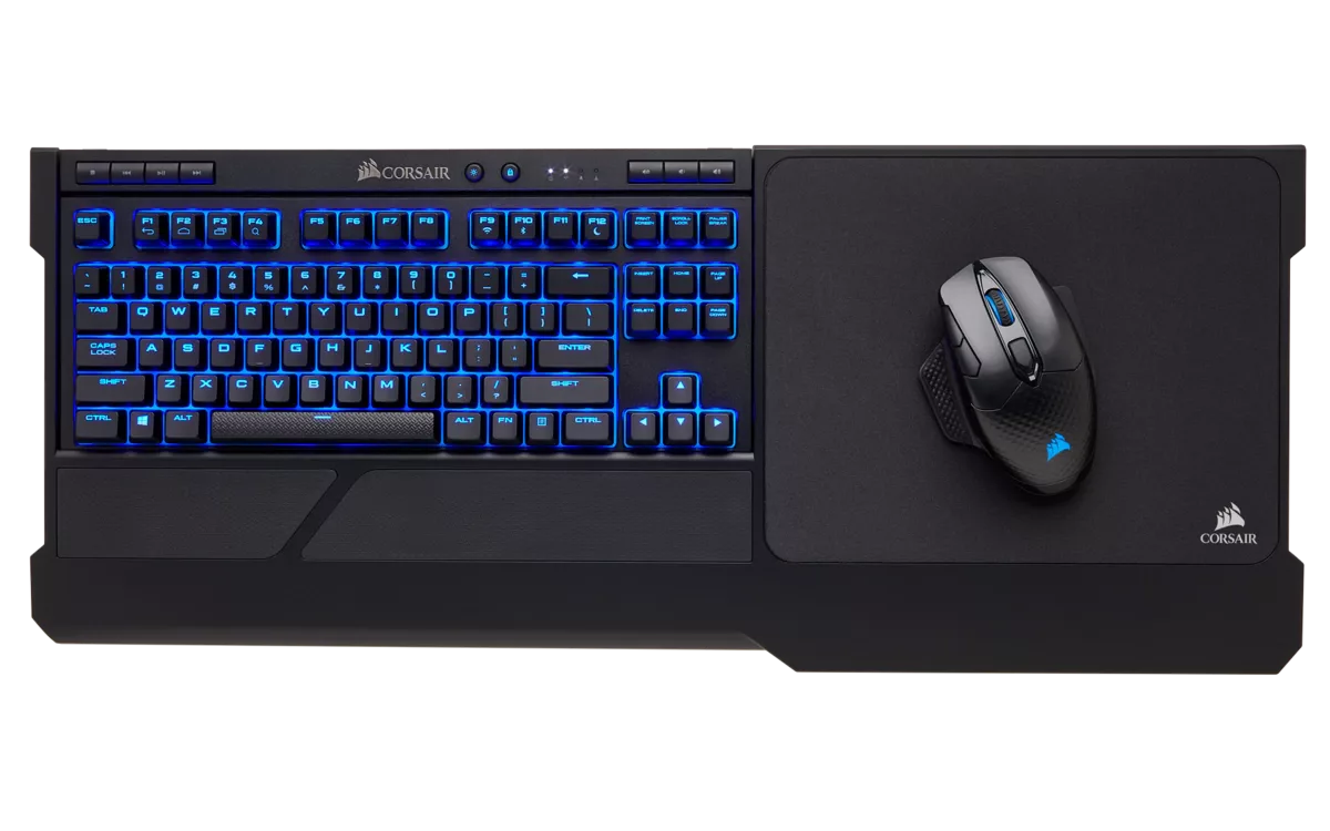Corsair K63 Wireless Gaming Keyboard and Lapboard Combo