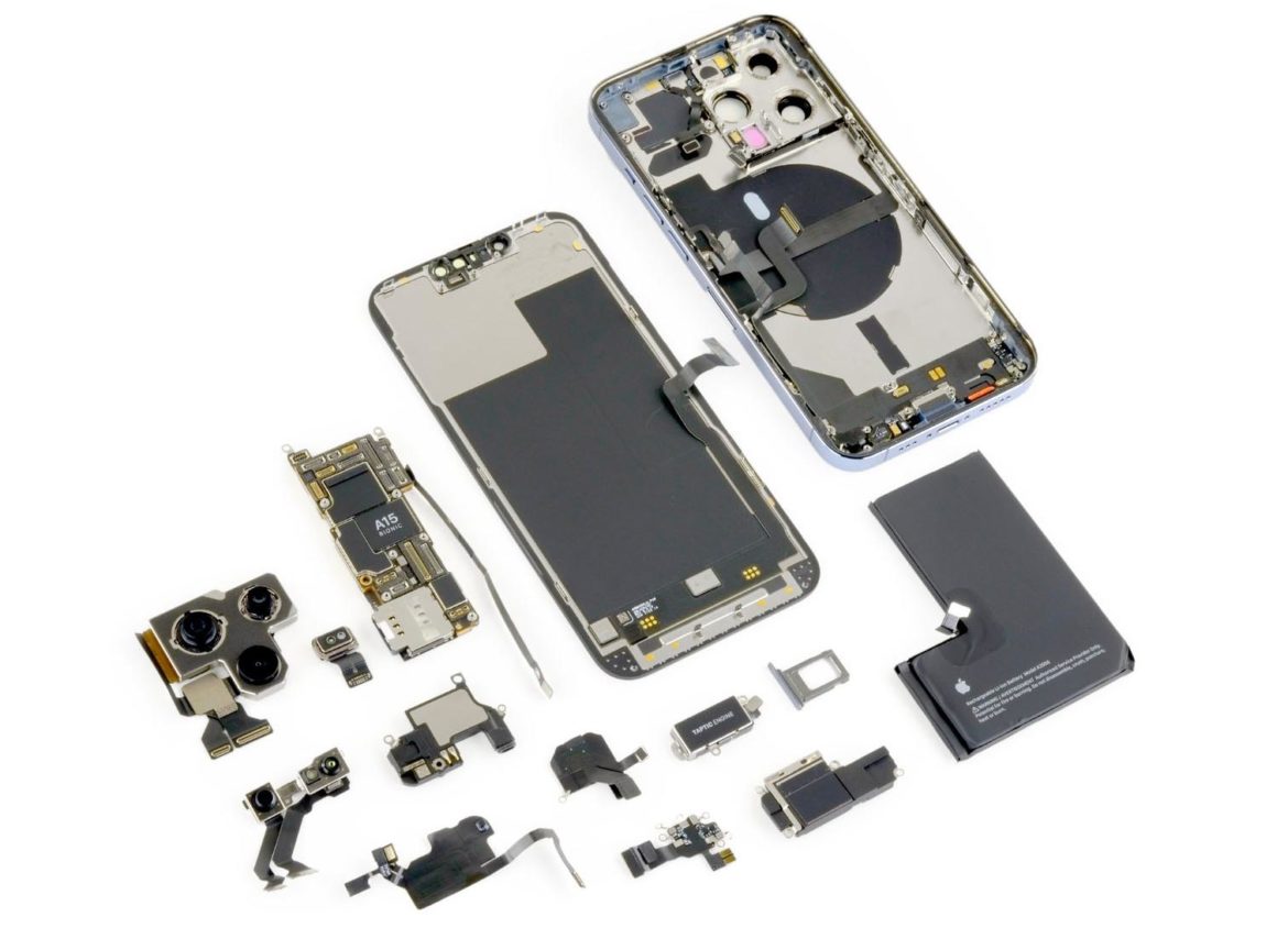 iPhone разобранный