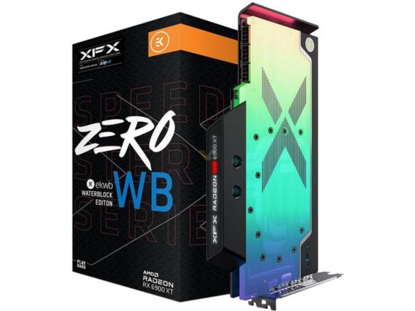 XFX представила видеокарту Radeon RX 6900 XT ZERO WB с жидкостным охлаждением