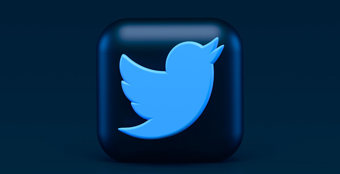 Twitter 3d Icon Concept.