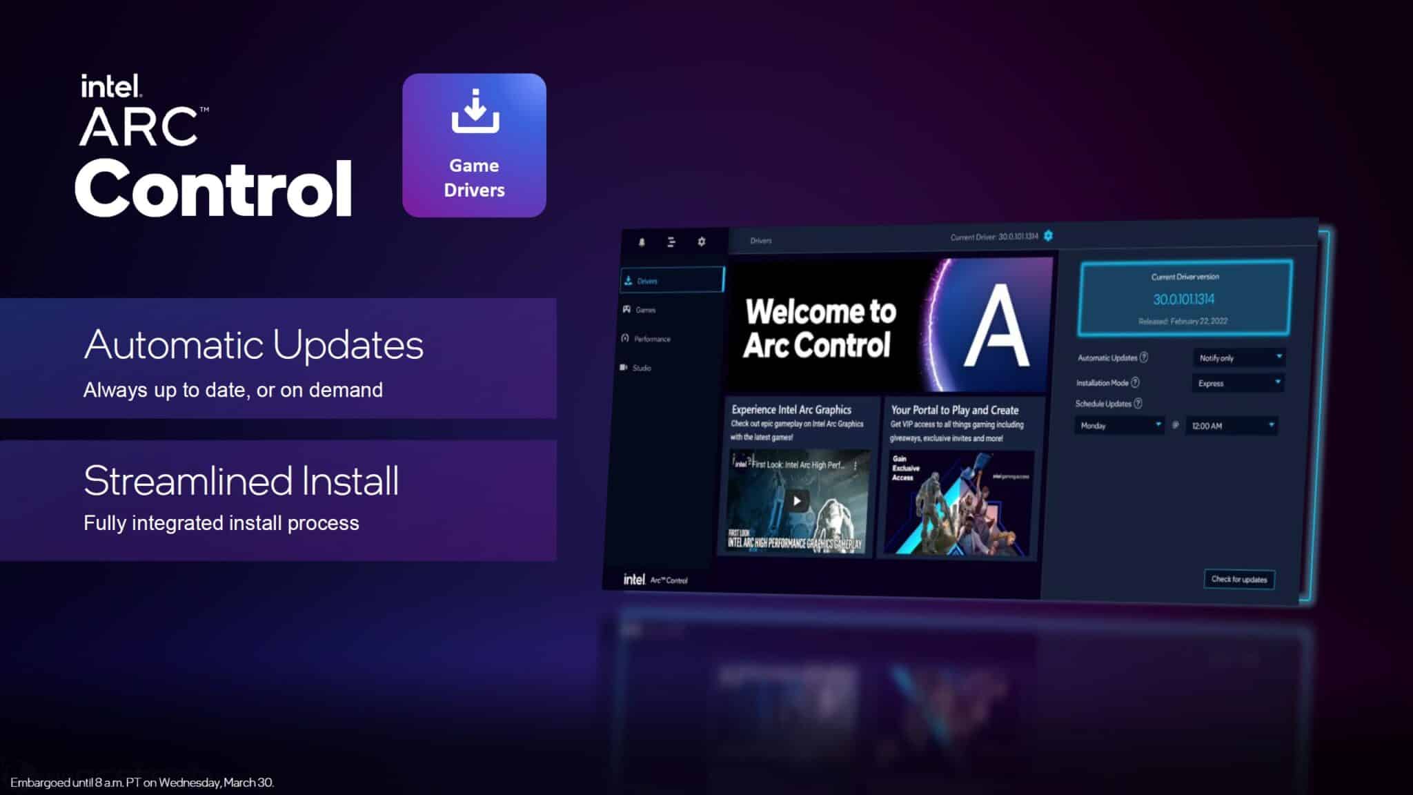 Intel Arc новые драйвера