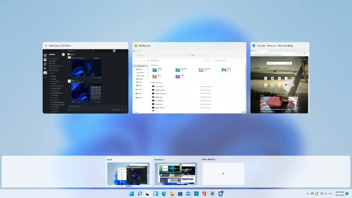 Windows 11 Виртуальный рабочий стол