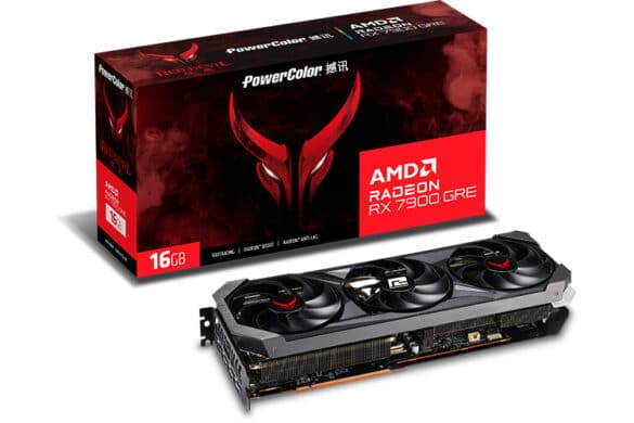 В продажу поступила видеокарта Red Devil Radeon RX 7900 GRE на 16 ГБ 