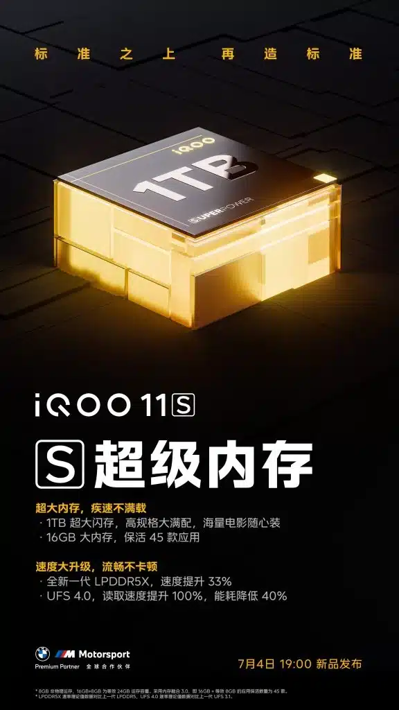 IQOO 11S характеристики
