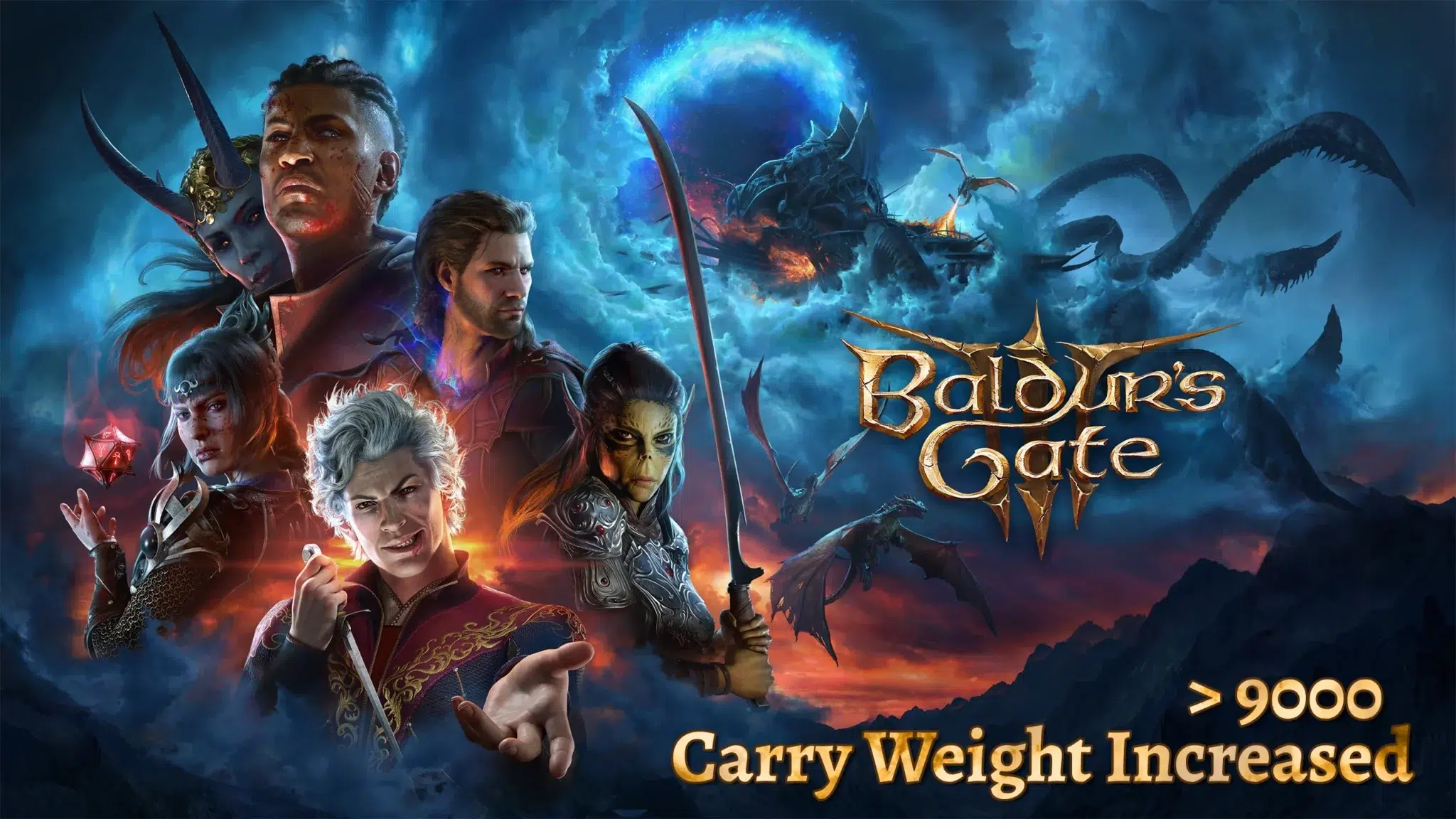Baldur's Gate 3 Carry weight Increased