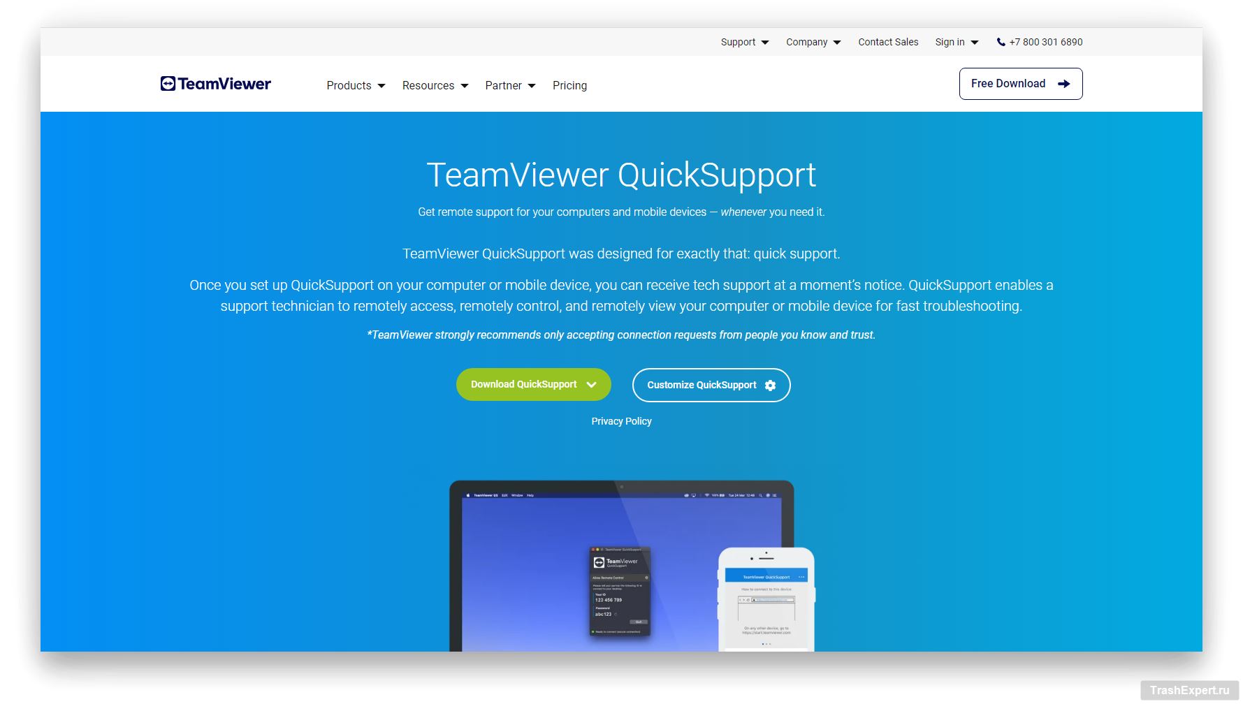 TeamViewer Quicksupport