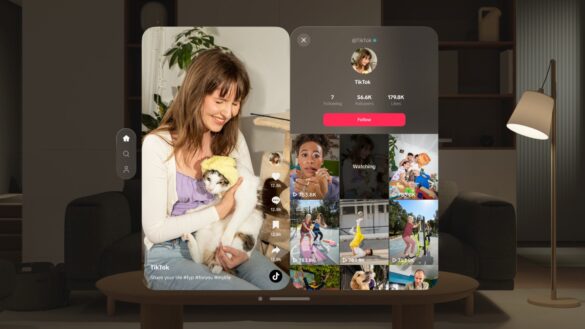 TikTok опережает YouTube и Netflix, выпустив своё приложение для Vision Pro