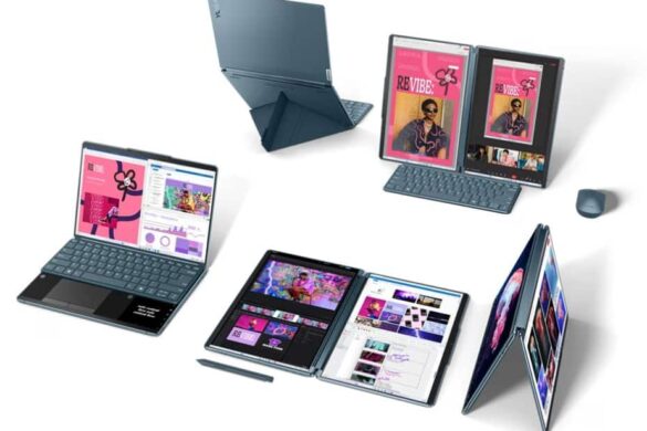 Представлен ноутбук Lenovo Yoga Book 9 с двумя экранами