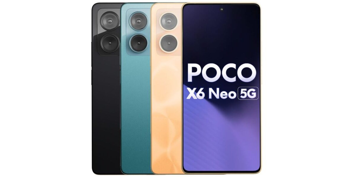 Анонсирован смартфон Poco X6 Neo с экраном AMOLED 120 Гц