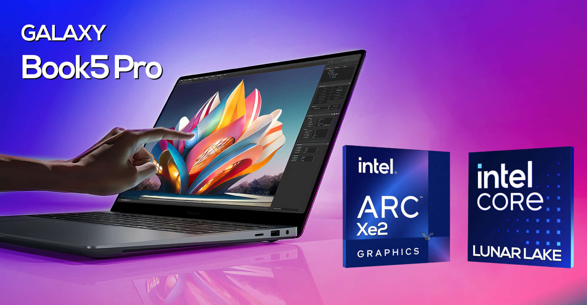 Samsung Galaxy Book 5 Pro получит процессор Intel Lunar Lake и видеокарту Arc