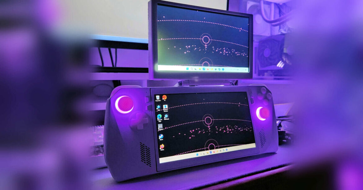 Asus rog ally второй экран
