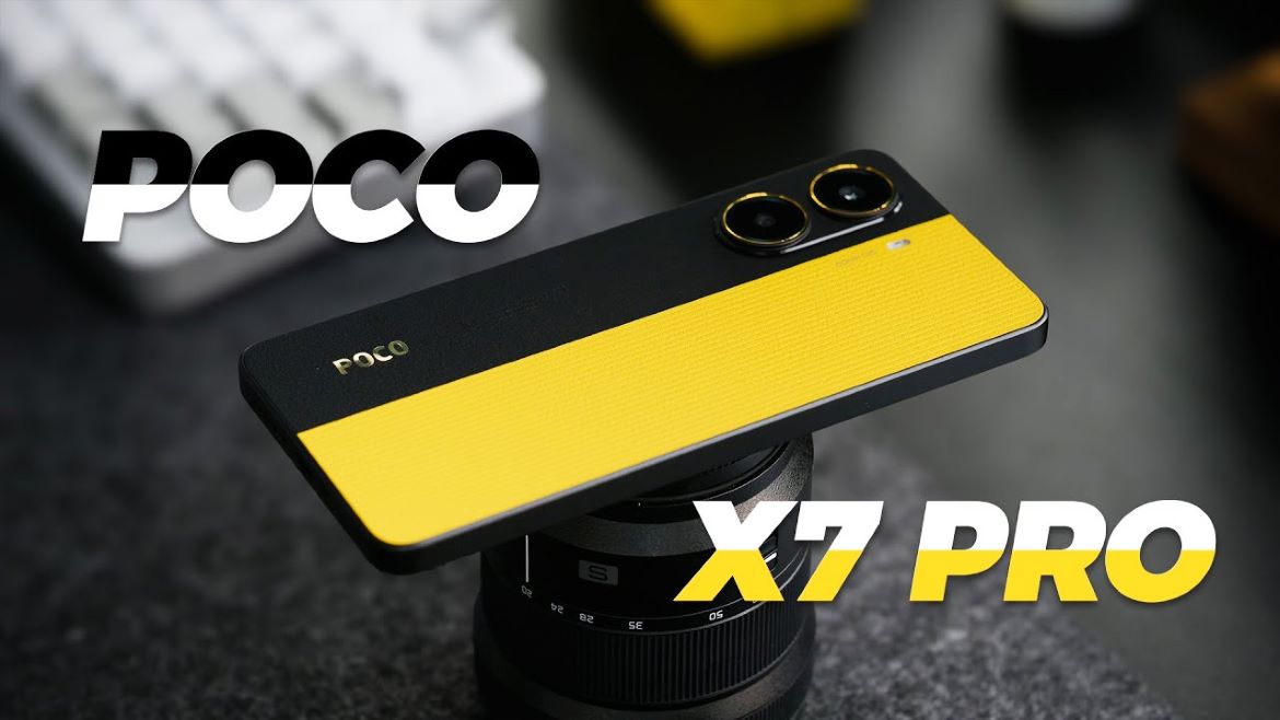 Двухцветный дизайн Poco X Pro