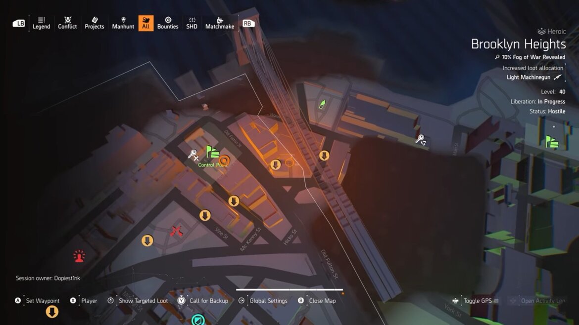 Поиск начальной точки в Battle for Brooklyn