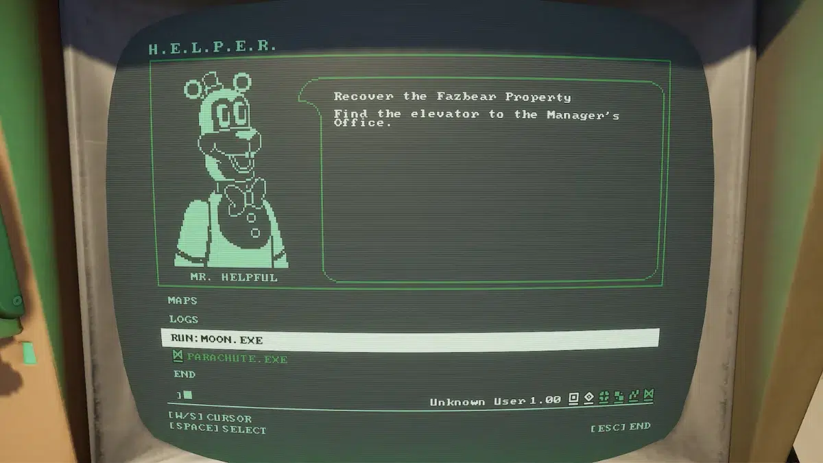 Руководство по MoonEXE в FNAF Secret of the Mimic