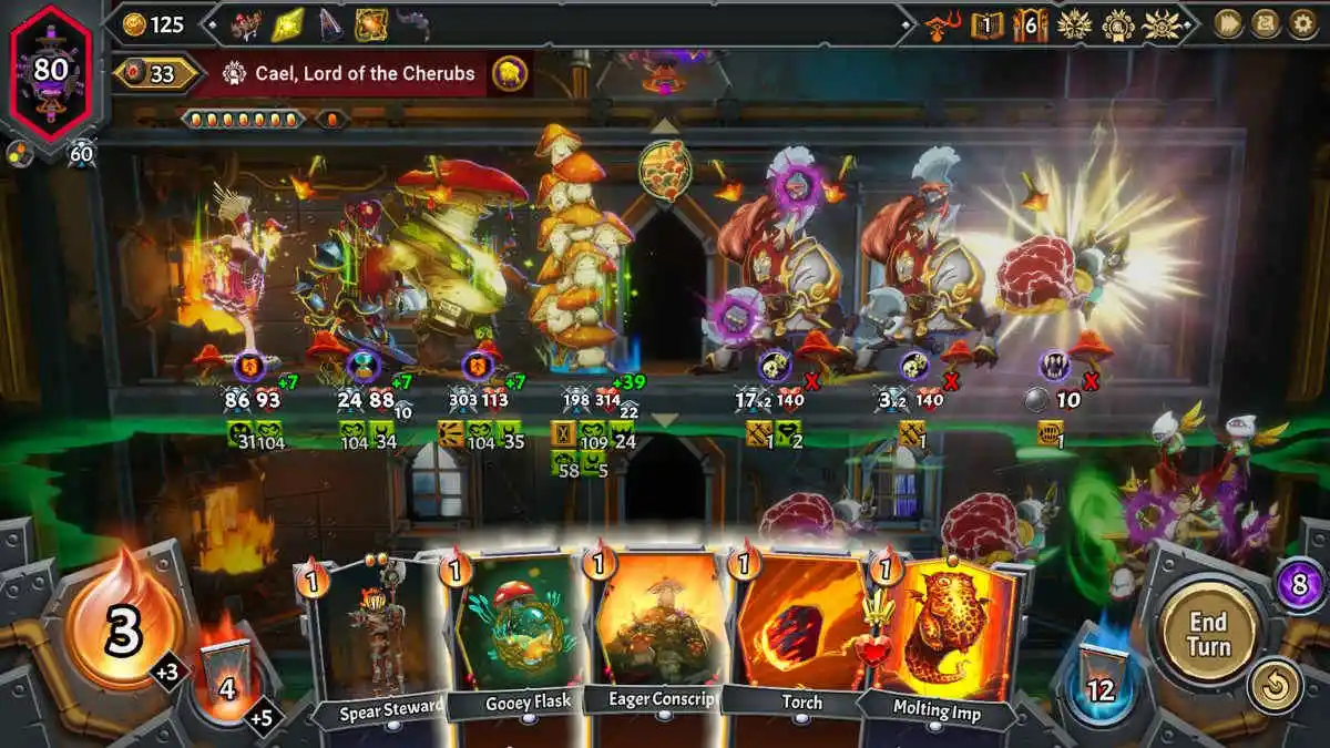 Сборка Грибного парня Подземного легиона в Monster Train Сборка Грибного парня Подземного легиона в Monster Train