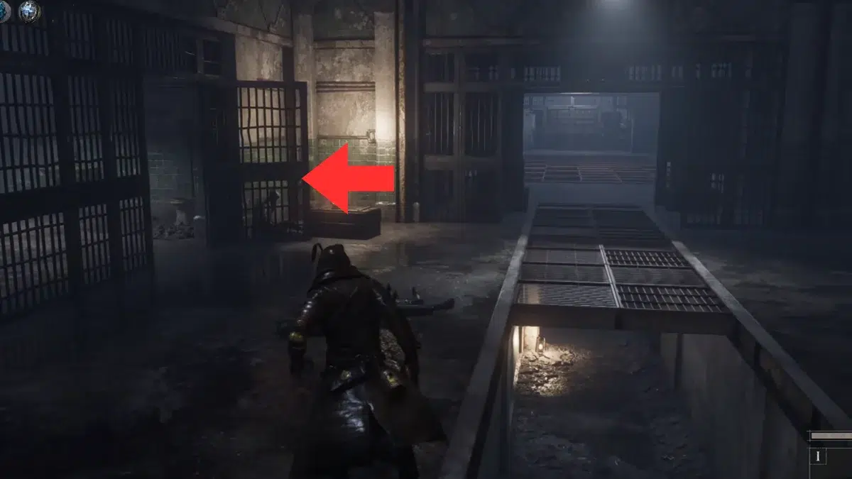 В дверь слева