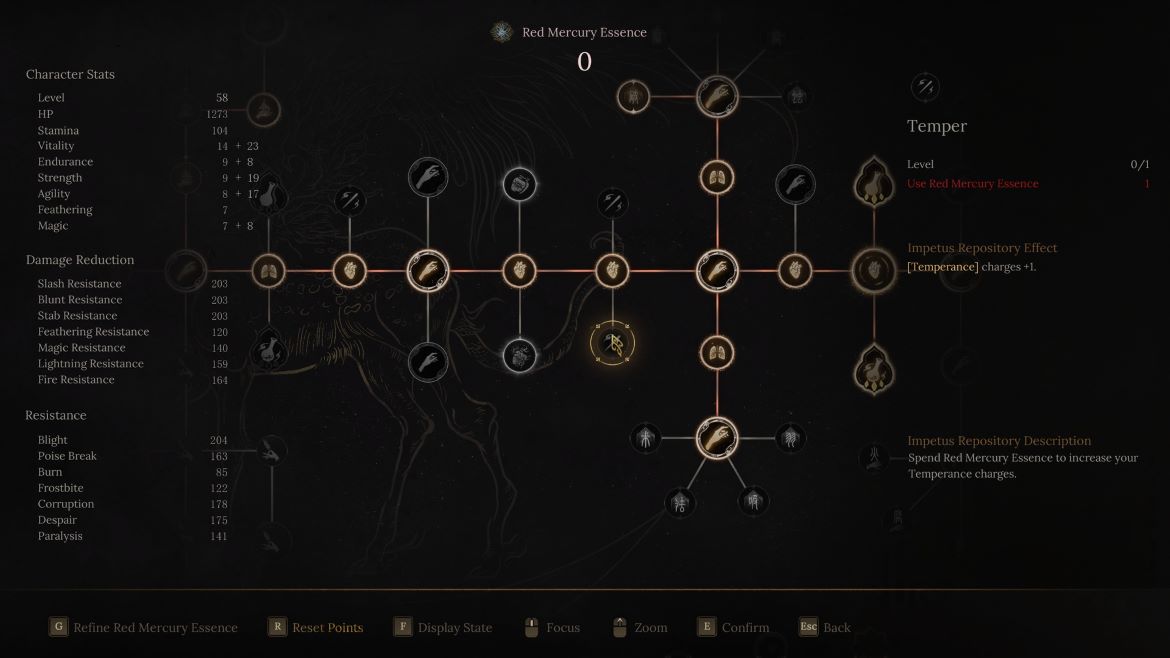 Заряды Закалки в Wuchang Fallen Feathers