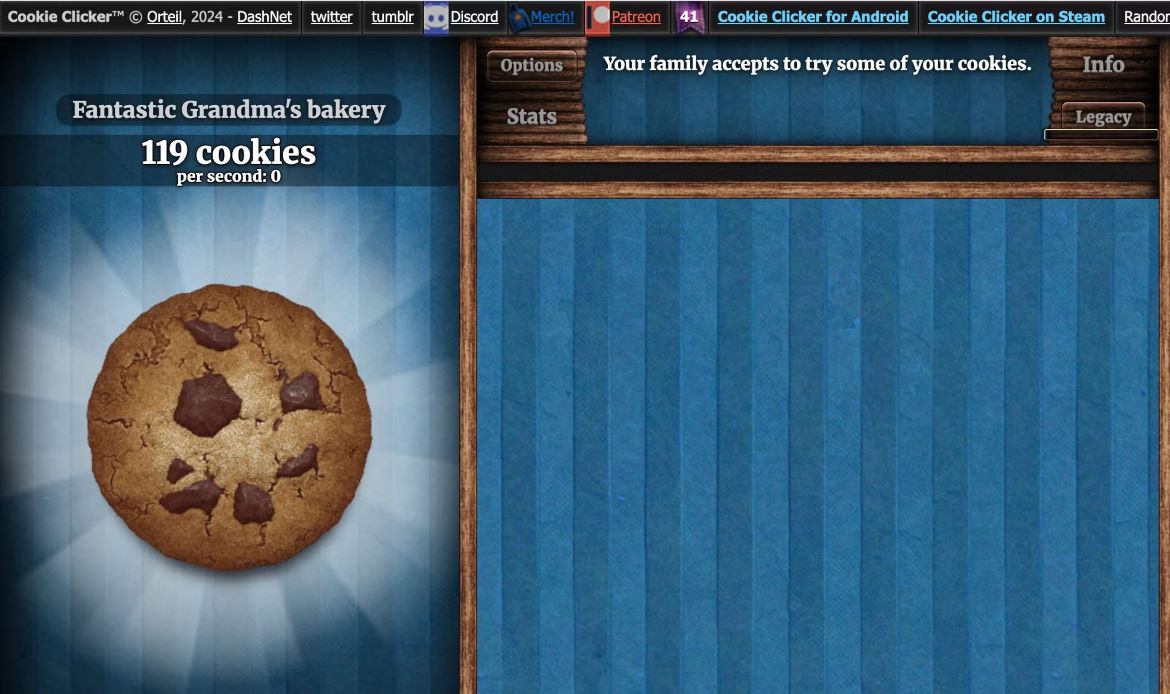 Игра Cookie Clicker