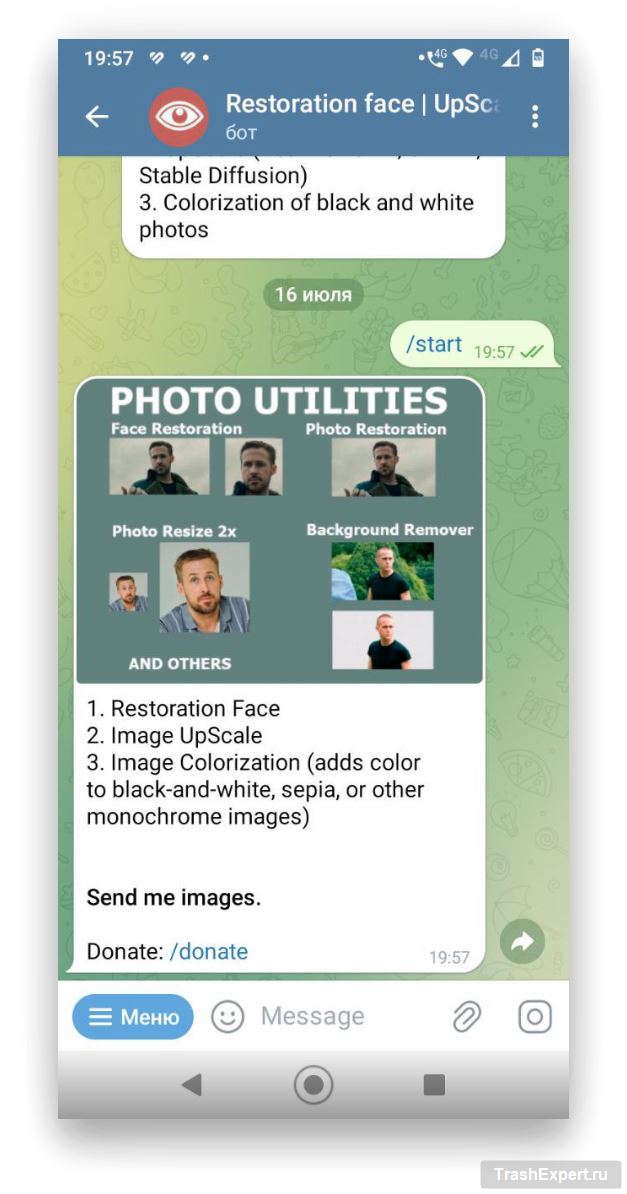 Restoration Face UpScale Colorization
