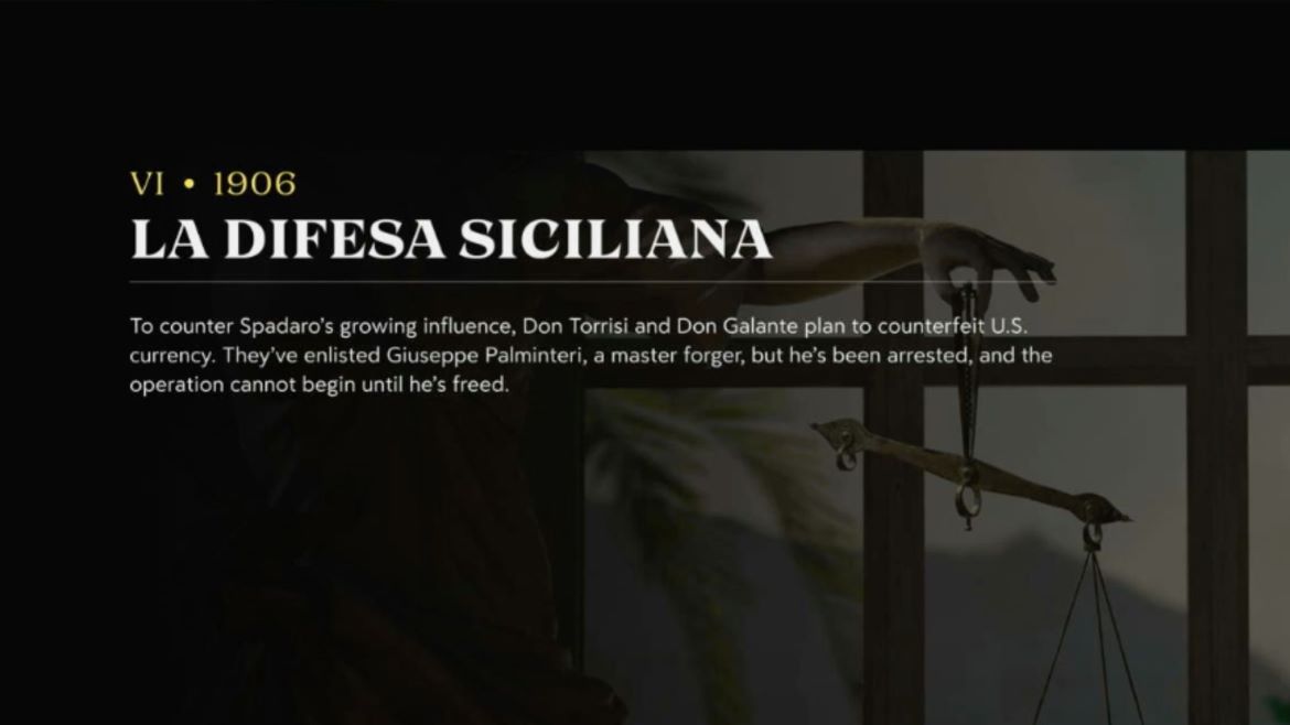 Руководство по миссии La Difesa Siciliana в Mafia The Old Country