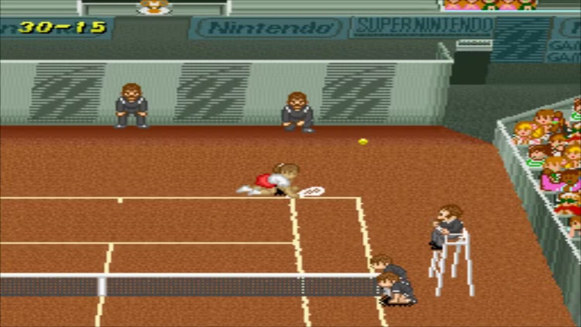 Super Tennis любимая спортивная игра на SNES