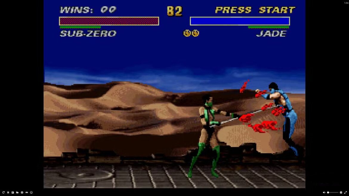 Ultimate Mortal Kombat без крови но всё равно весело