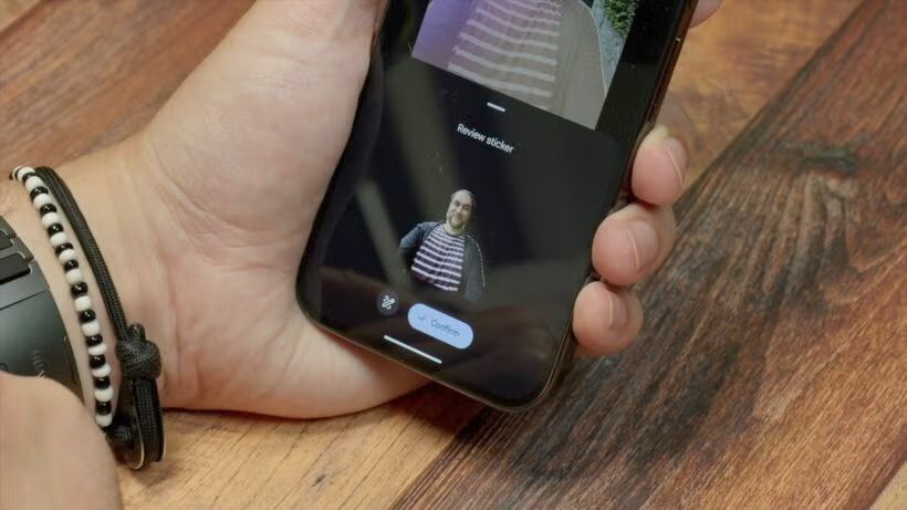 Создание стикеров из себя