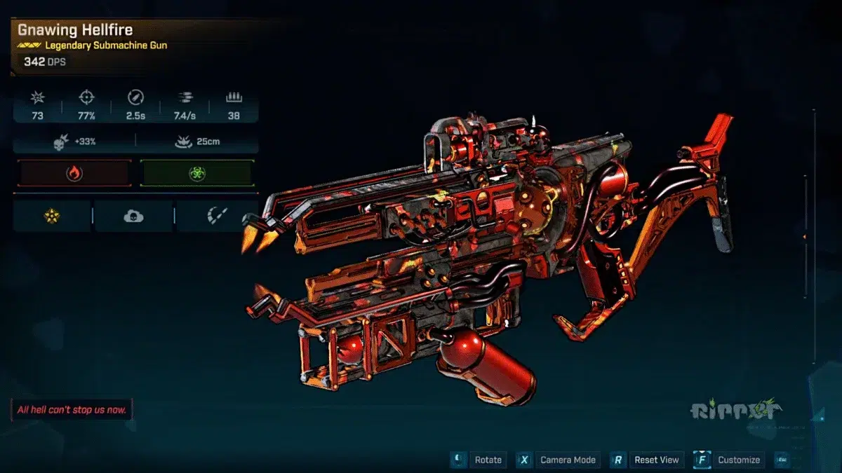 Как получить легендарное оружие Hellfire в Borderlands 4