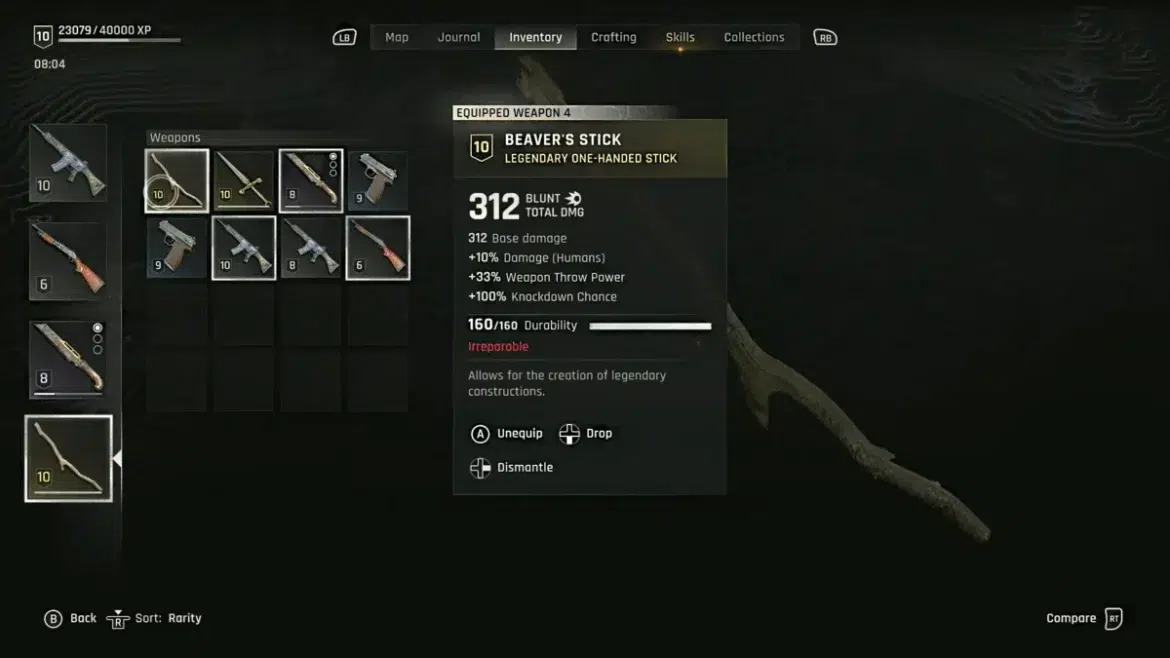 Все локации палок для Палки бобра в Dying Light The Beast
