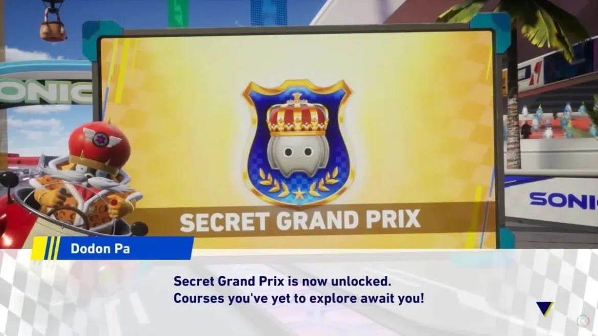 Разблокируйте Секретный Гран при в Sonic Racing Crossworlds