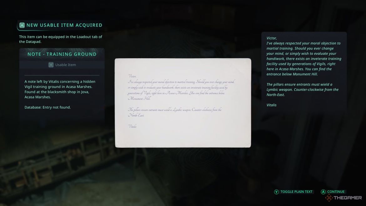 Прохождение загадки Боевое наследие в Hell Is Us