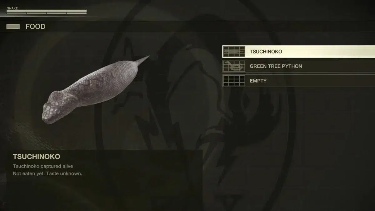 Как поймать Цутинохо в Metal Gear Solid Delta