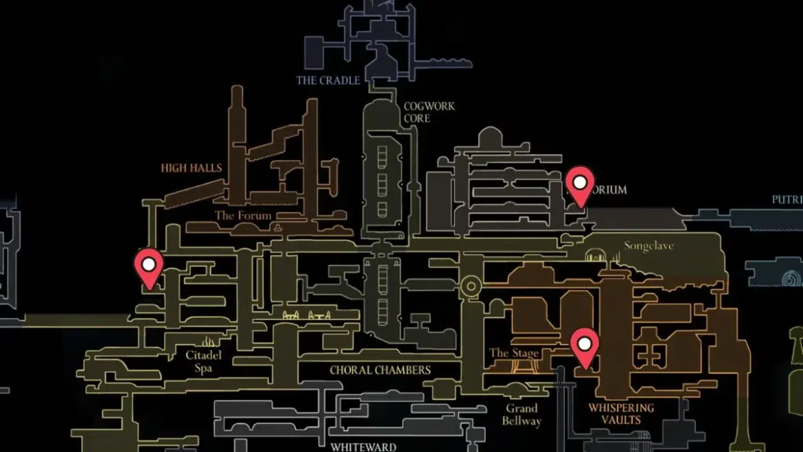 Все местоположения Заводного Сердца и их использование в Hollow Knight Silksong | TrashExpertru Все местоположения Заводного Сердца и их использование в Hollow Knight Silksong