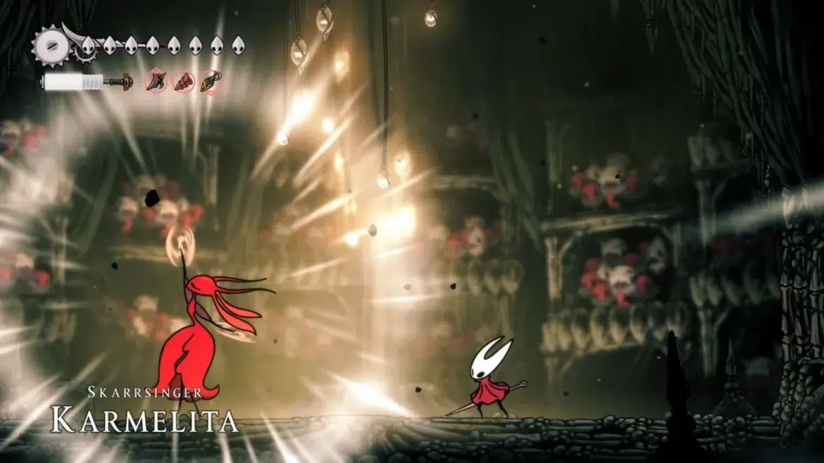 Гид по бою с боссом Кармелита Поющая Скарру в Hollow Knight Silksong | TrashExpertru Гид по бою с боссом Кармелита Поющая Скарру в Hollow Knight Silksong