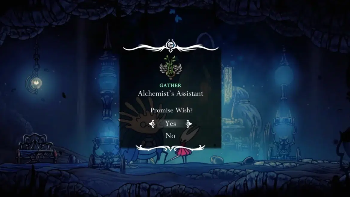 Hollow Knight Silksong Гид по желанию Помощницы Алхимика