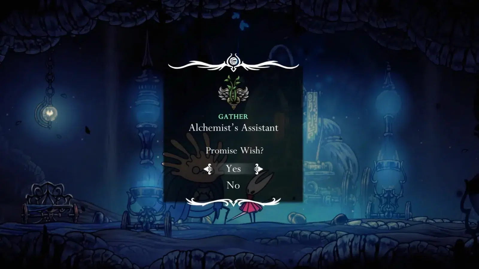 Hollow Knight Silksong Гид по желанию Помощницы Алхимика