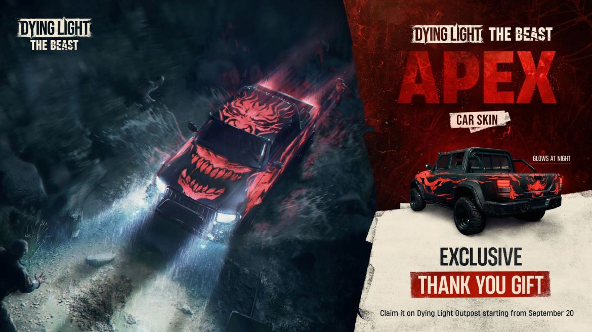 Dying Light The Beast как получить скин APEX
