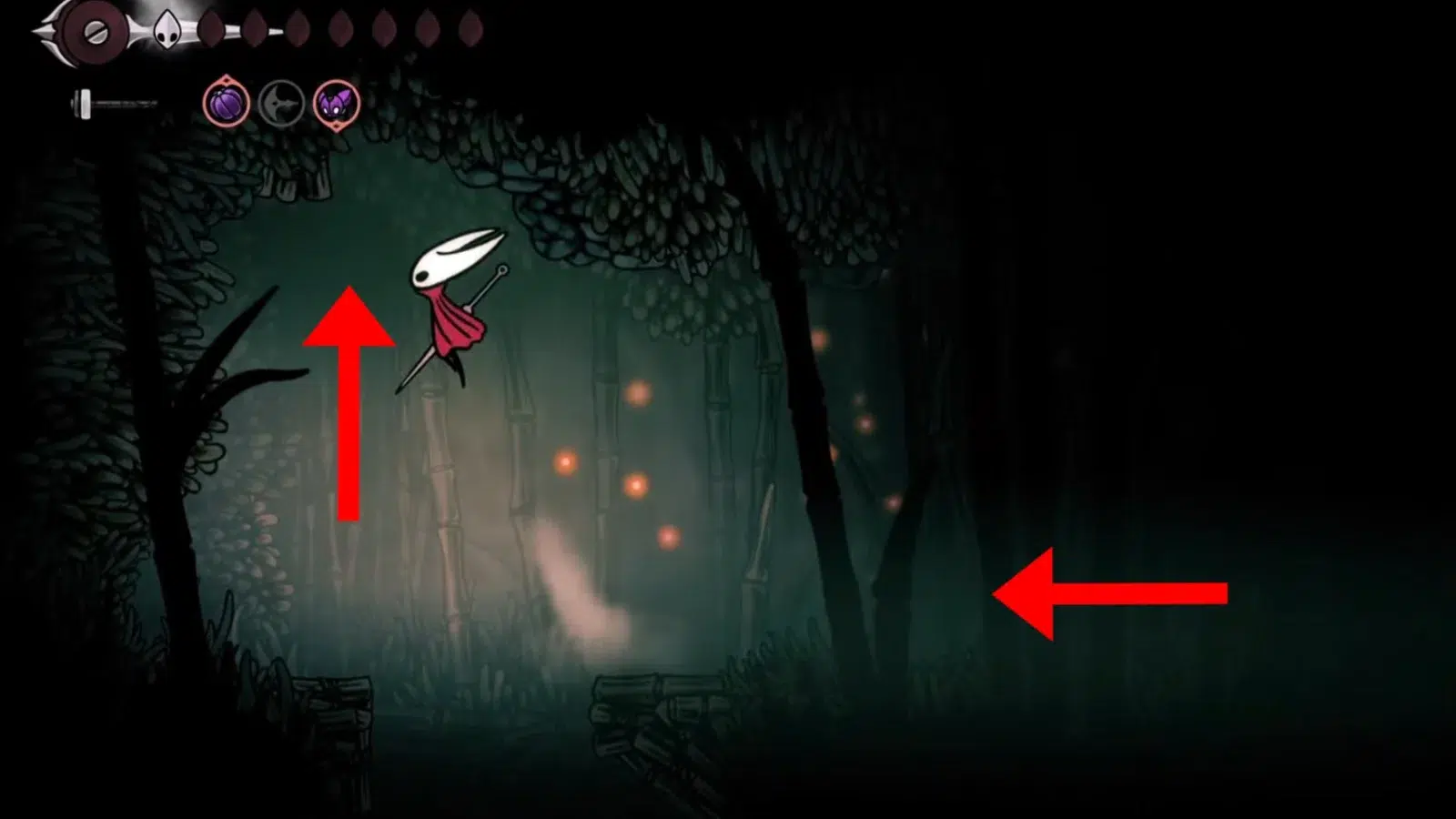 Финальный коридор в Hollow Knight: Silksong