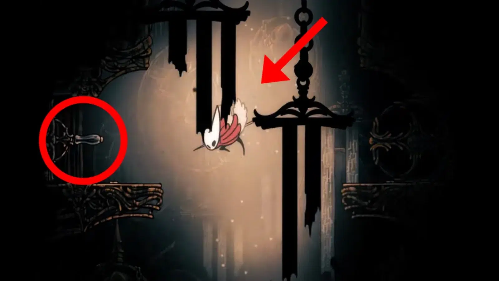 Здесь найдёте рычаг на левой стене Здесь найдёте рычаг на левой стене