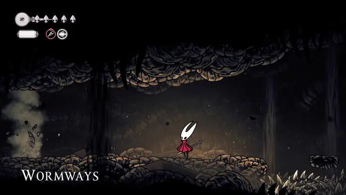 Войдите в Червиные пути и выберите первый путь вниз