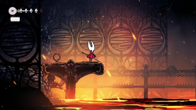 Лава наносит урон