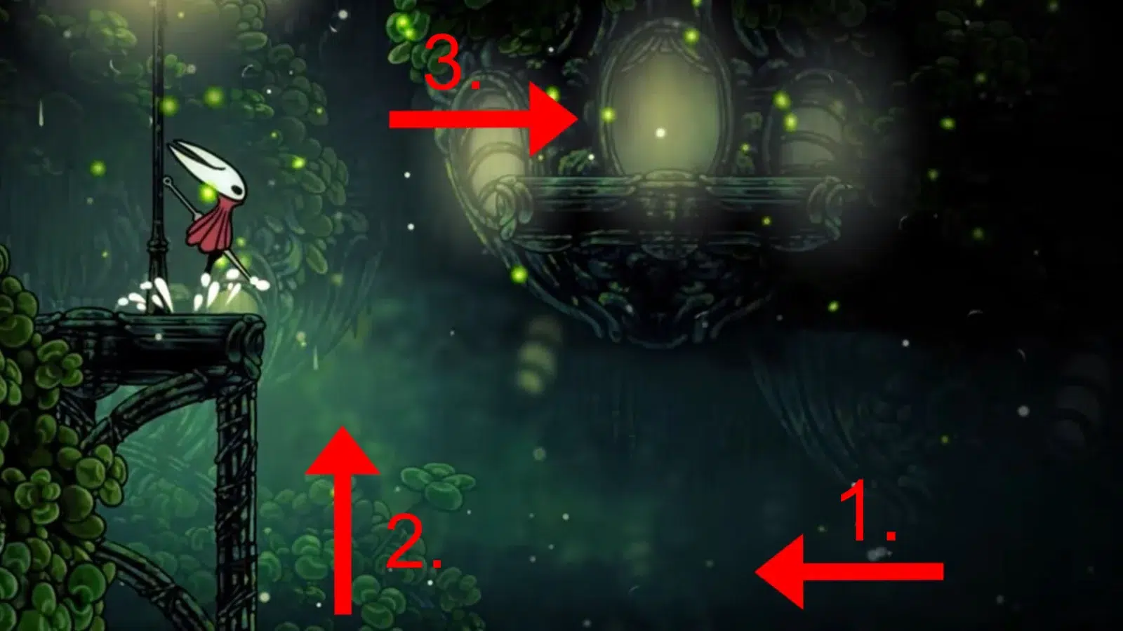 Двигайтесь вправо используйте препятствия чтобы забраться наверх