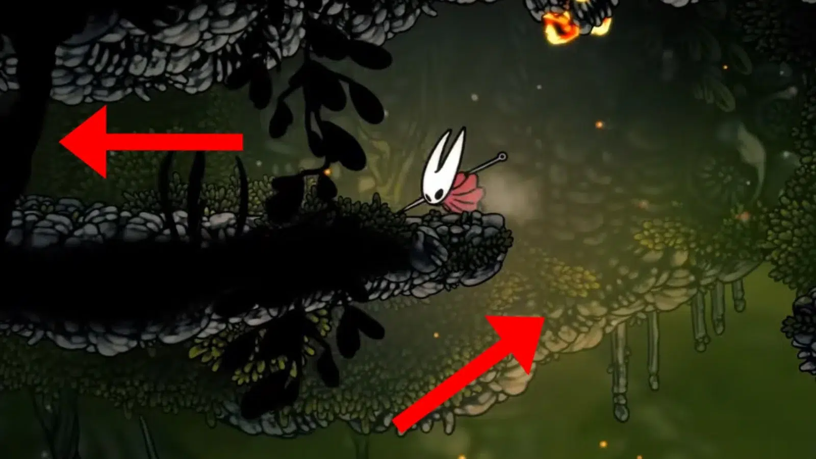 Отсюда идите вправо и разрушьте разрушаемую стену Отсюда идите вправо и разрушьте разрушаемую стену