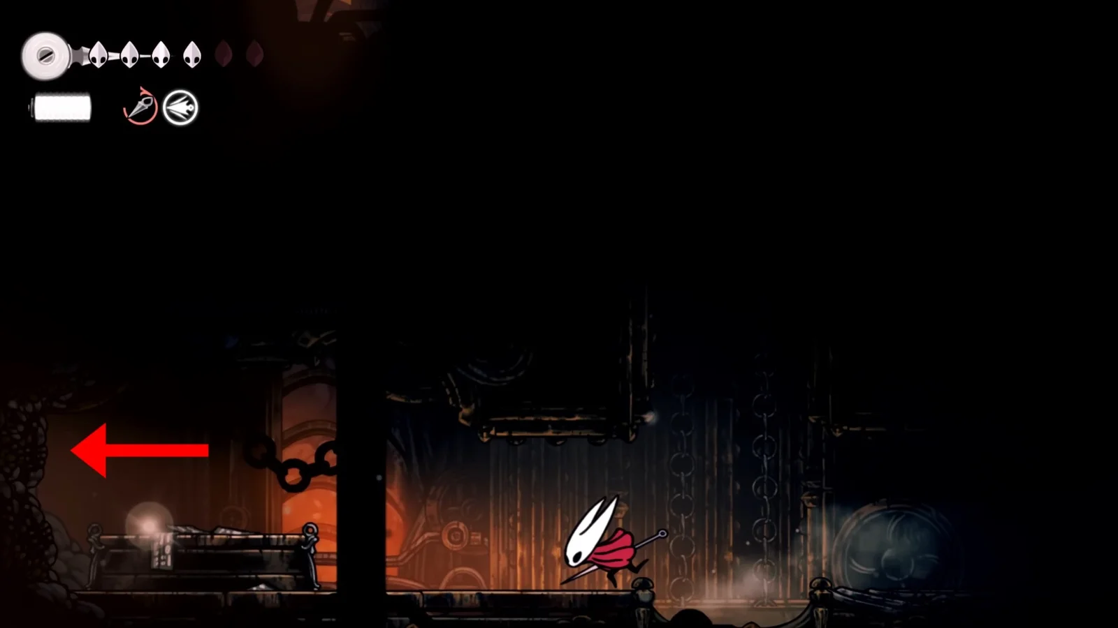 Внизу идите влево